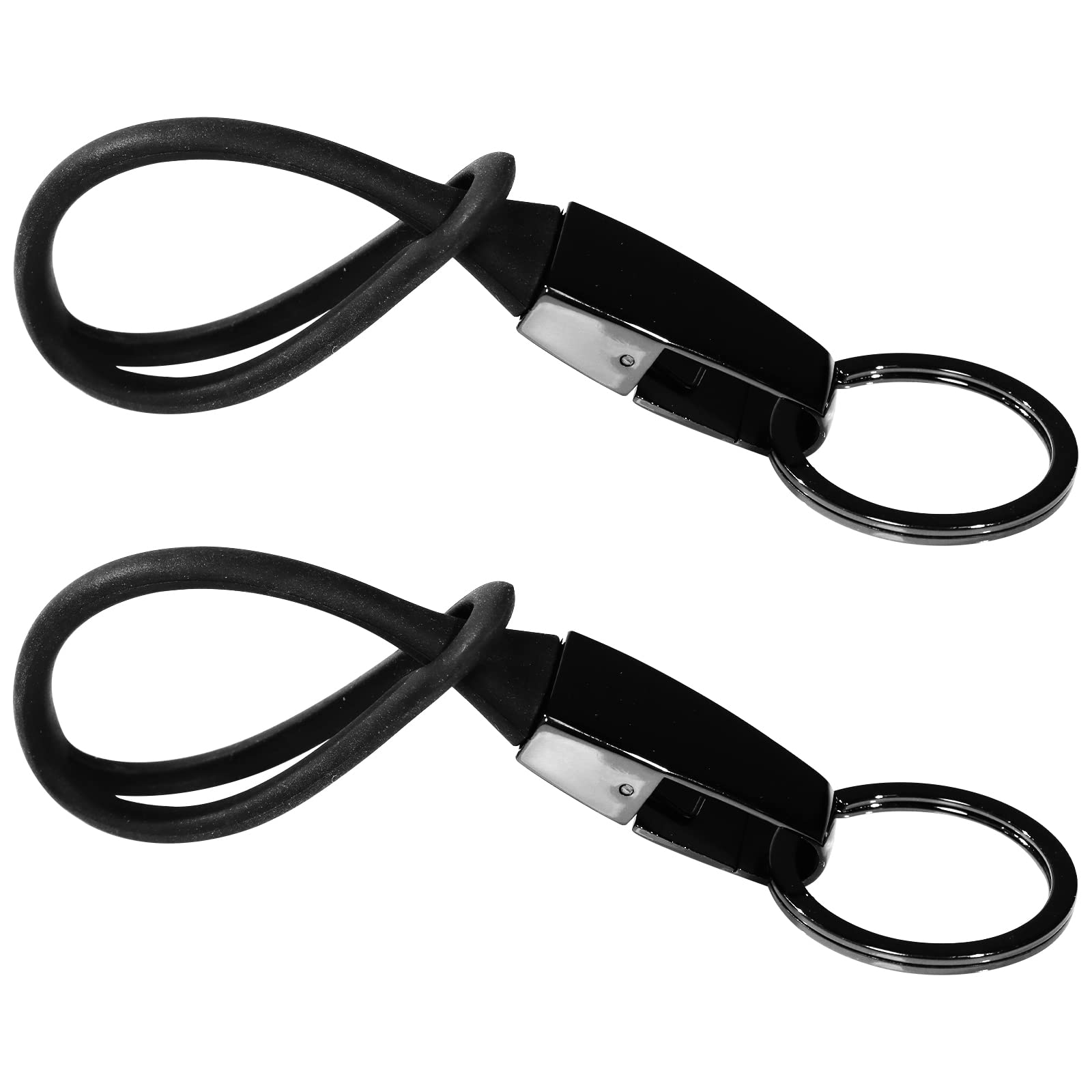 Key Ring Holder Key Holder for Belt, Special for Waist Hanging Belt, Quick Release Key Clip with Detachable Key-Ring