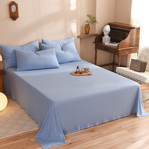 Miniatura 2 de Mengersi Juego de sábanas de punto de jersey, juego de sábanas de jersey, sábana encimera de algodón de jersey, sábana bajera, fundas de almohada,