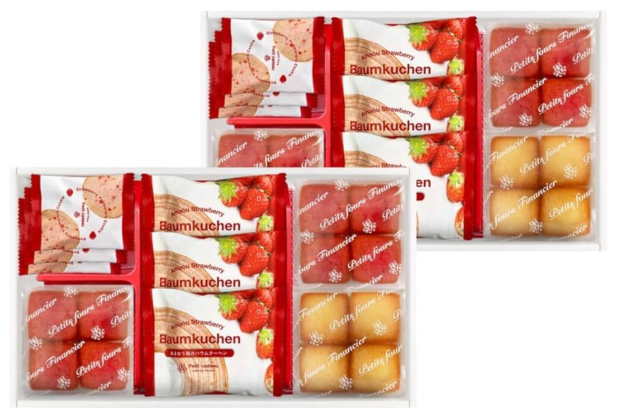 天地真理 プレミアムボックス　新品未使用　売り切り　最終お値下げ あまおう苺 バウムクーヘン & プチフィナンシェ ギフトボックス