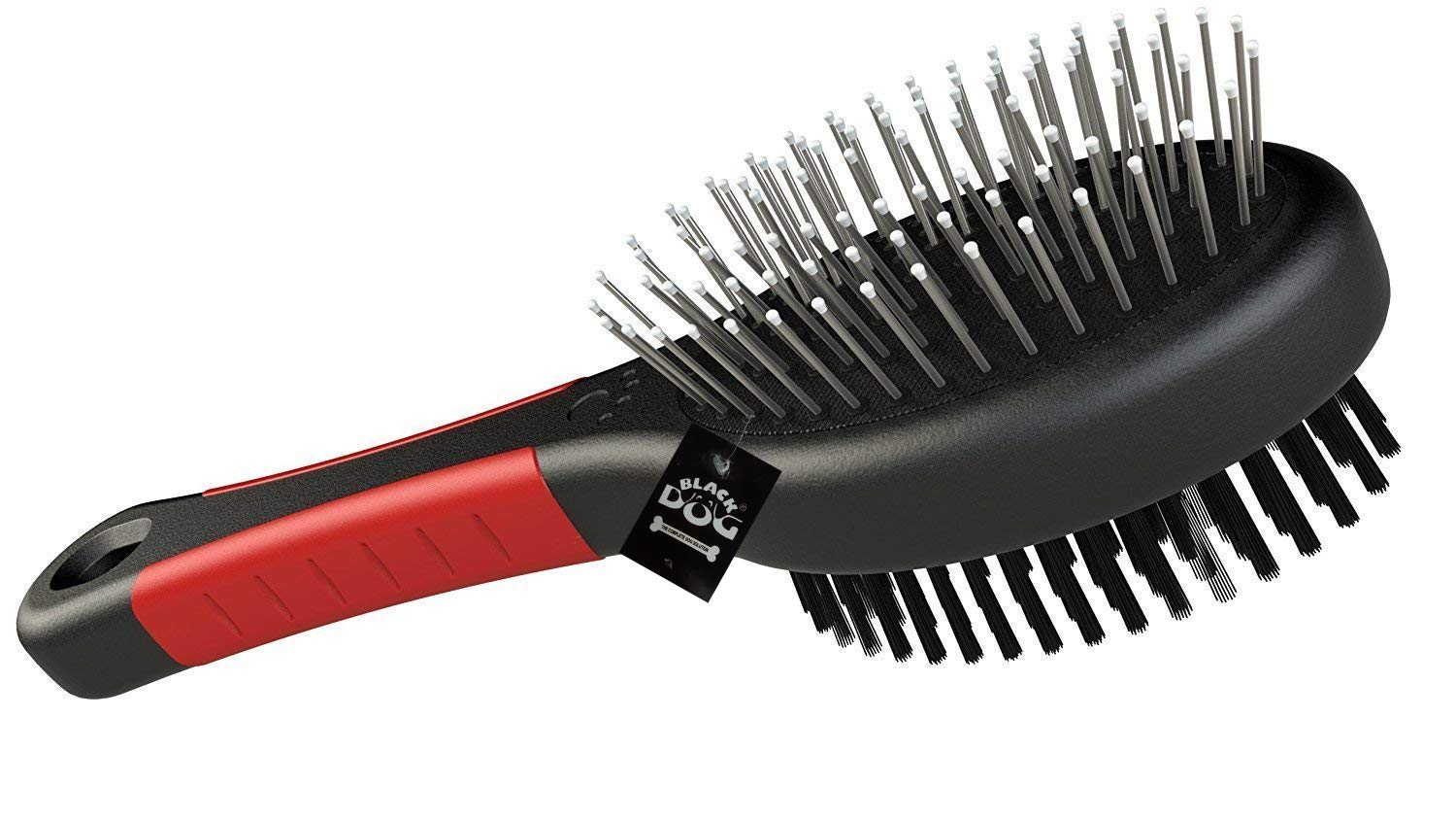 BLACK DOG Pet Comb, Professional Double Sided Pin and Bristle pet Brush for Dogs & Cats, Grooming Comb Cleans Pets Shedding & Dirt for Short Medium or Long Hair (Large) (B081H8C872) Amazon Price History, Amazon Price Tracker