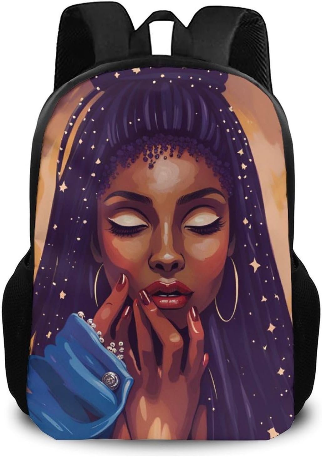 GALIRVC African Black Girl Bookbag Cute Backpack Casual