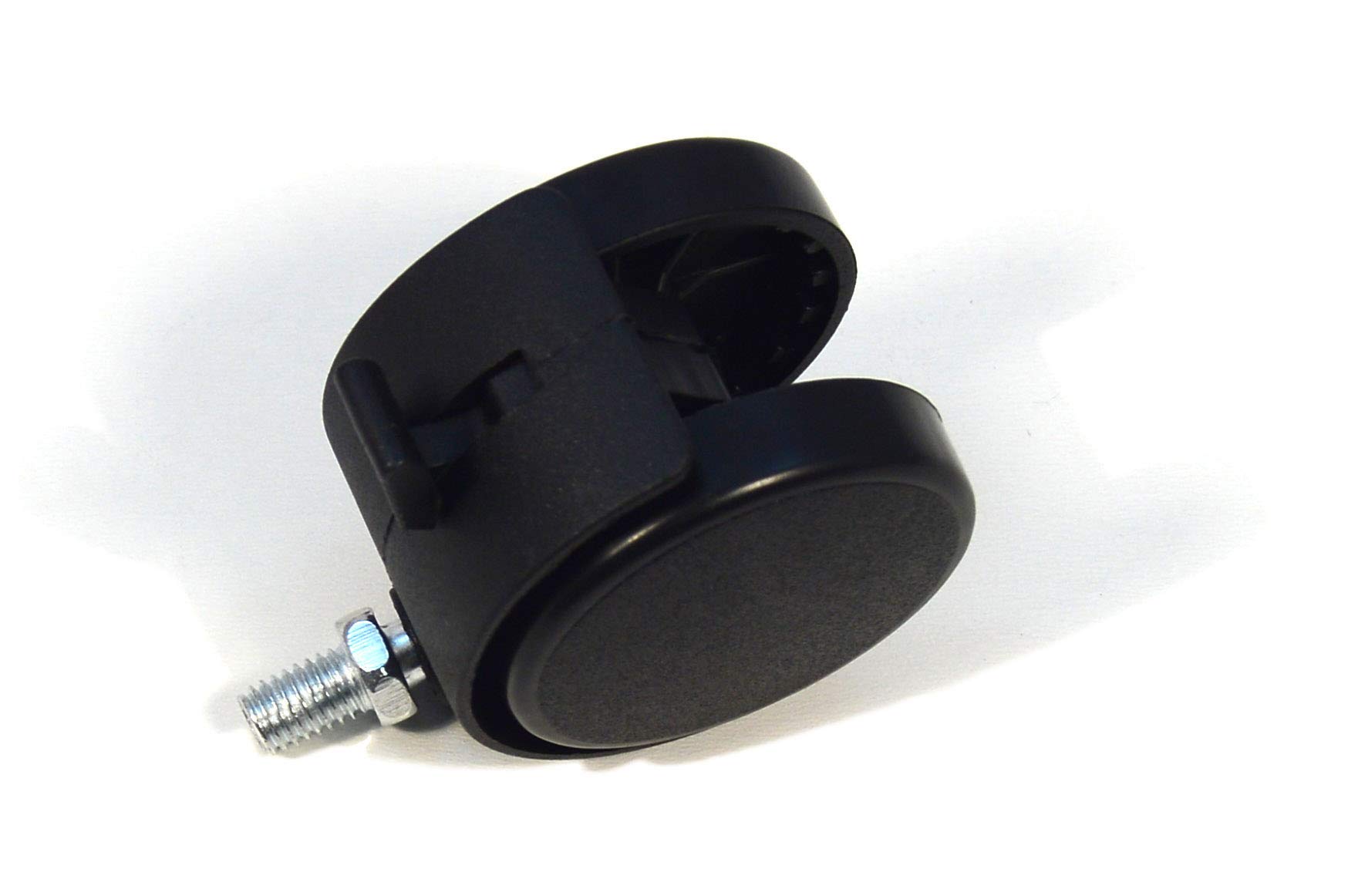 4x Furniture Castors with Bolts with Brake Wheels Fixed Castors Swivel Castors 50 mm