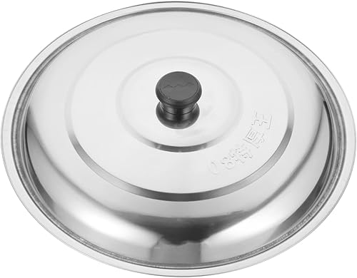 Recipientes pequeños de vidrio con tapa universal Tapa de tapa para ollas, tapa de acero inoxidable, se adapta a todas las ollas, sarteneswoks de 8