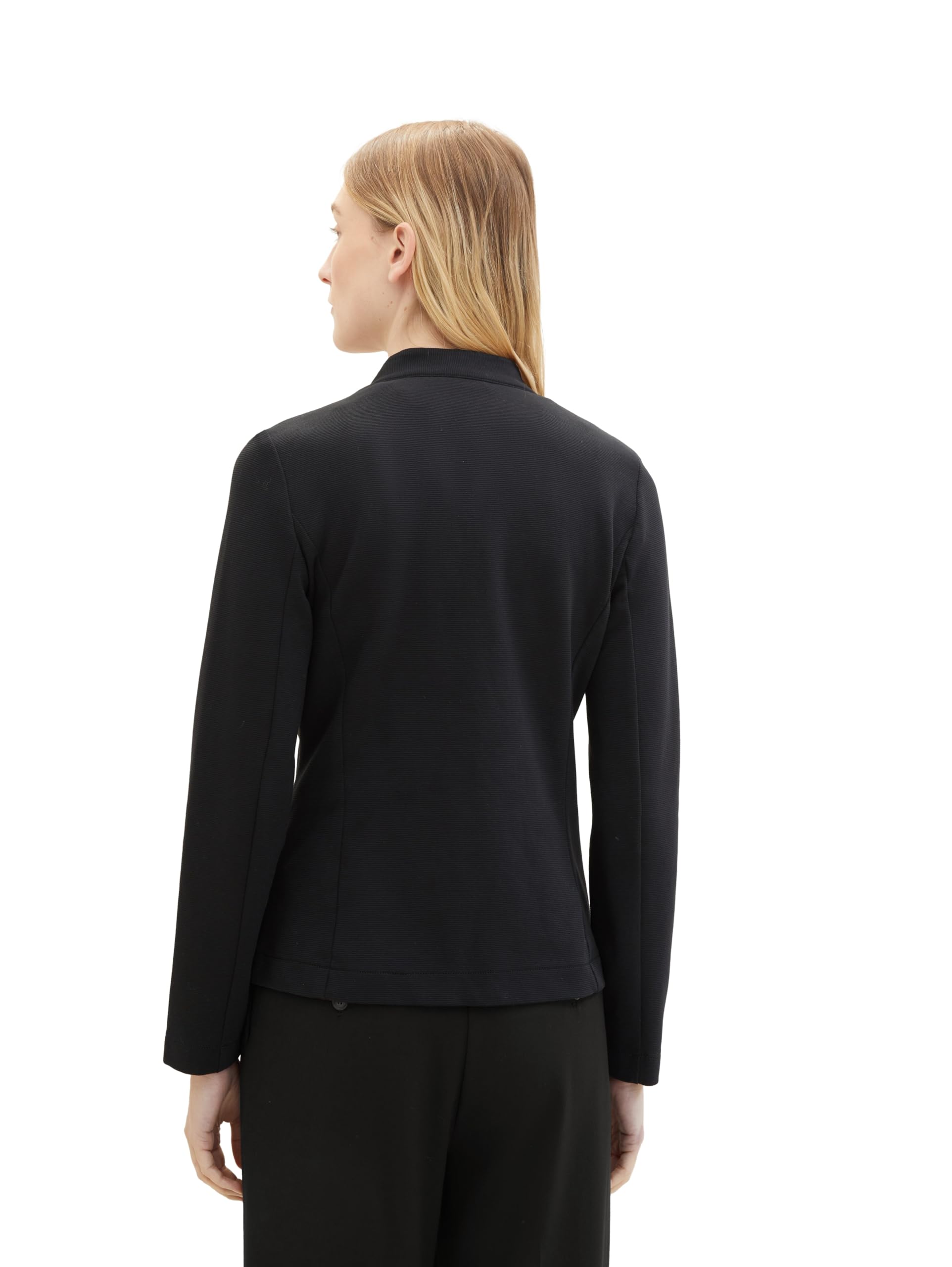 TOM Tailor 1038703 Americana otomana básica con Bolsillos Mujer (Pack de 1)