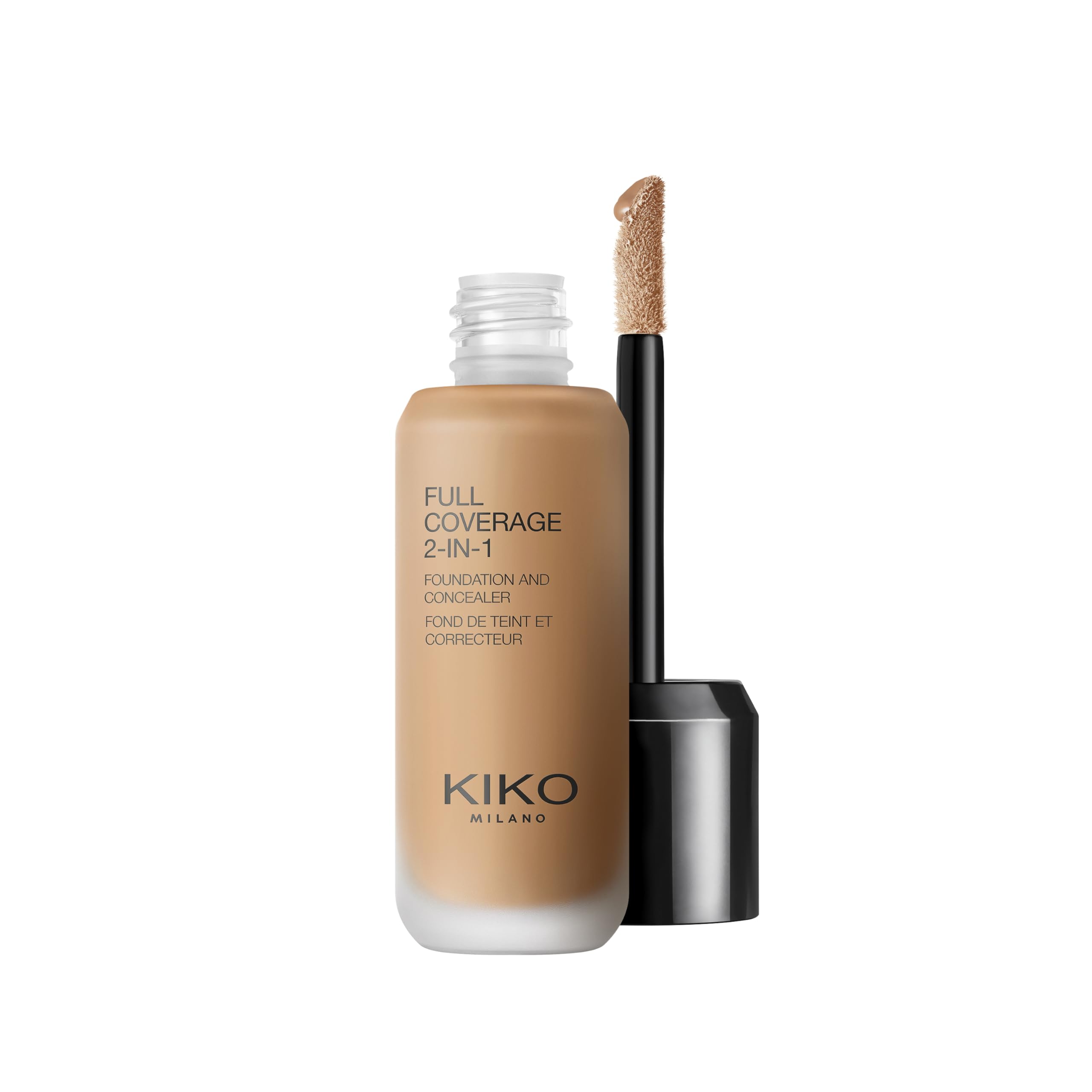 KIKO Milano Full Coverage 2-In-1 Foundation & Concealer 48 - NG100, 2 In 1 Foundation And Concealer, Superior Coverage
