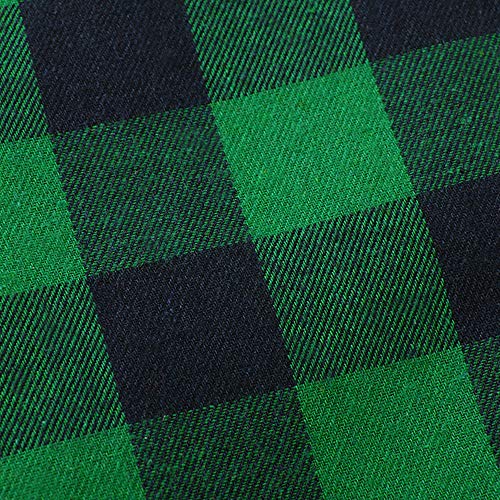 Image of OCHENTA Men's & Boys' Long Sleeve Button Down Plaid Flannel Shirt