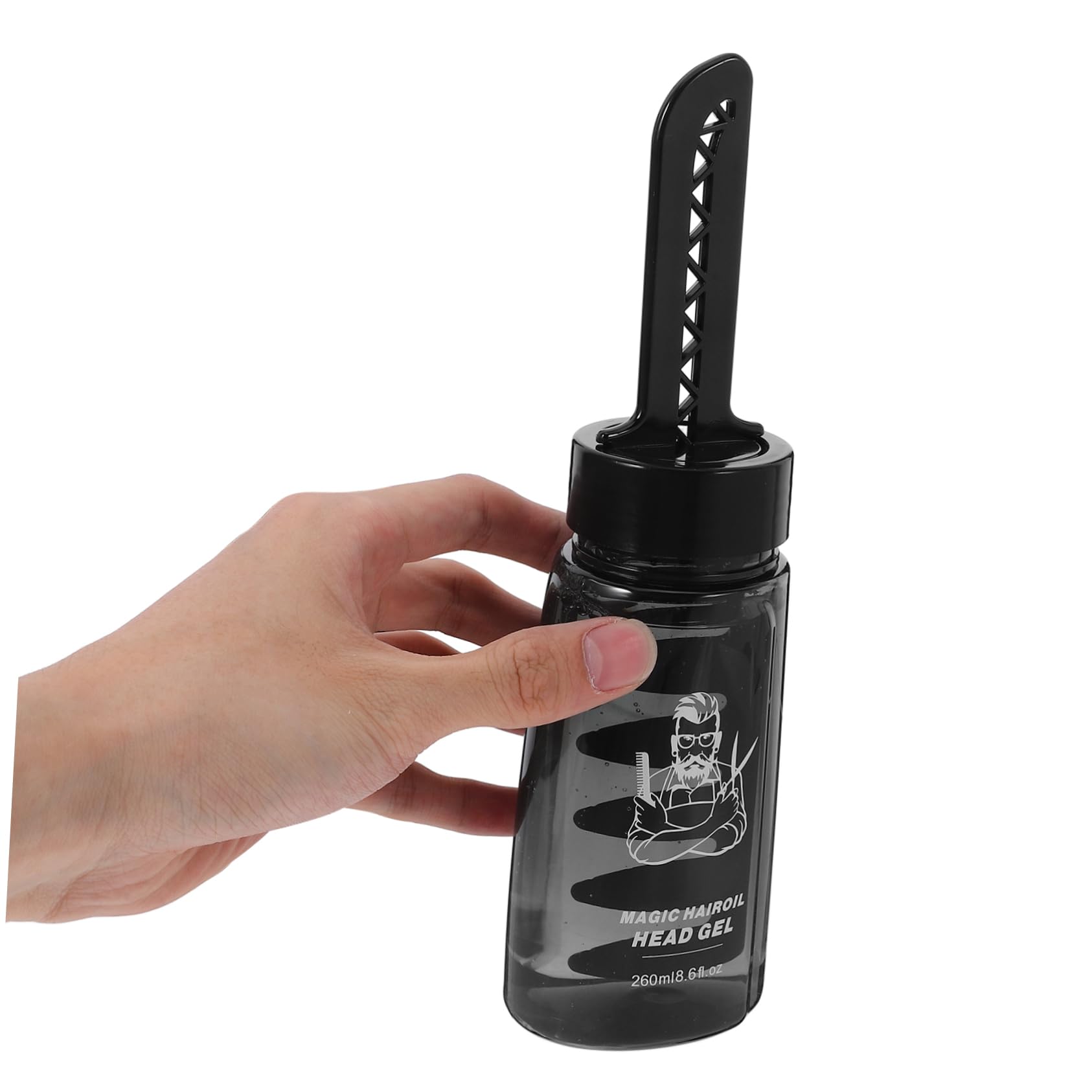 VICASKY Haargelflasche Mit Kamm 3 Stück Kleine Leere Nachfüllbare Haarstyling Gelflasche Für Männer Kunststoff Leicht Tragbar Für Friseure Und Zuhause