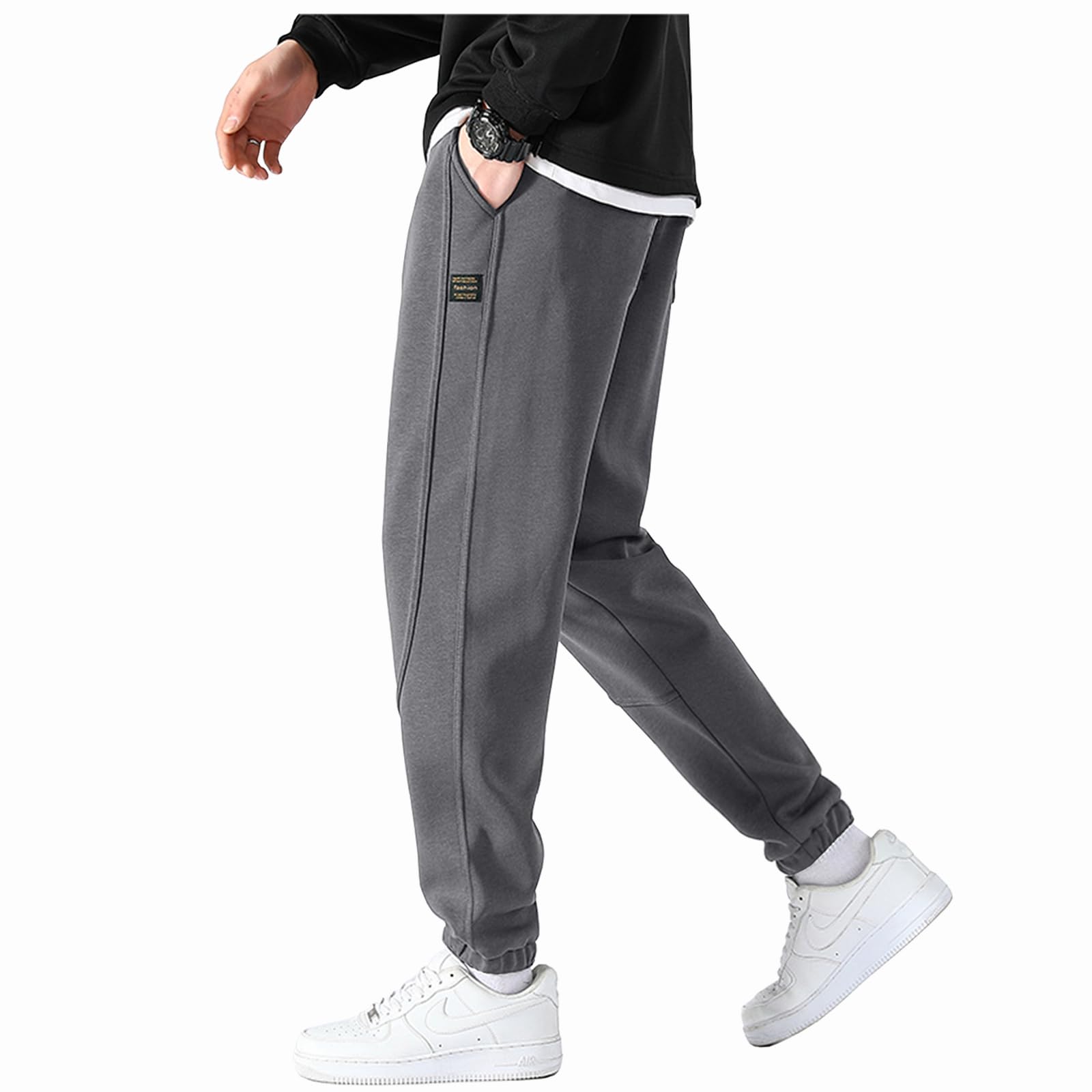 Amazon | [moxixom] ジャージ メンズ 下 裏起毛 スウェット