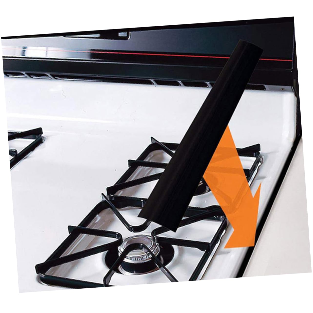 SOLUSTRE Silicone Sealing Strip Stove Protector Stove Covers Guard Kitchen Oven Gaps Filler