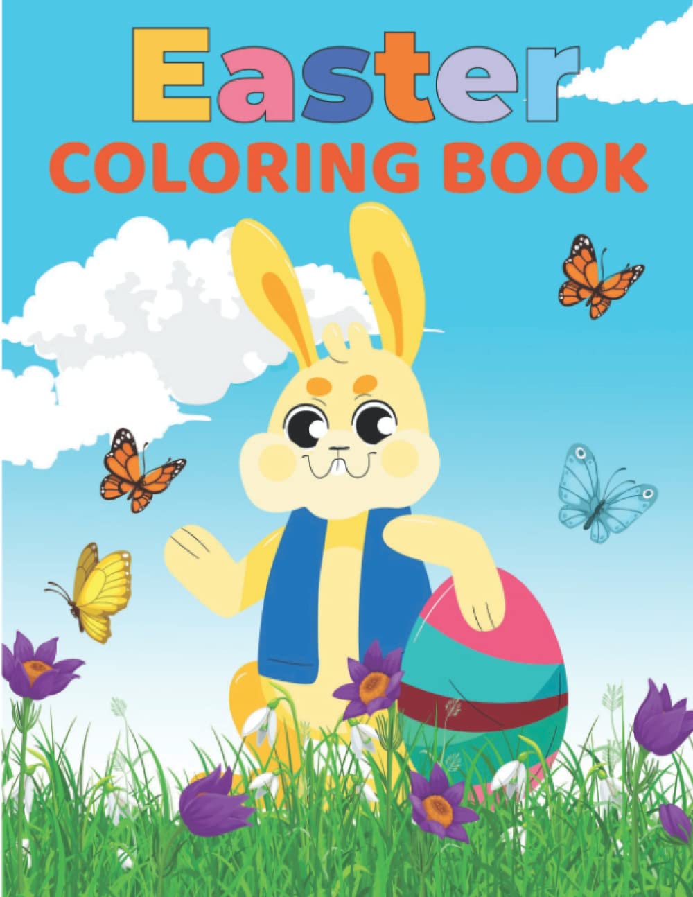Easter Coloring Book For Kids: Easter Coloring