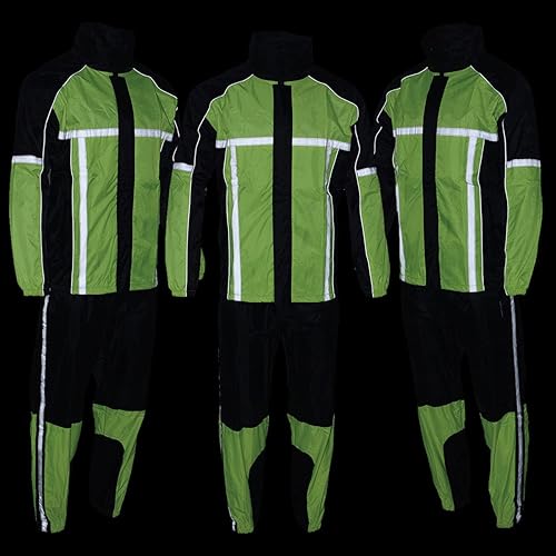 Miniatura 5 de Milwaukee - Traje de lluvia para hombre, resistente al agua, con cinta reflectante Hi Vis, en color negro, de desempeño MPM9510