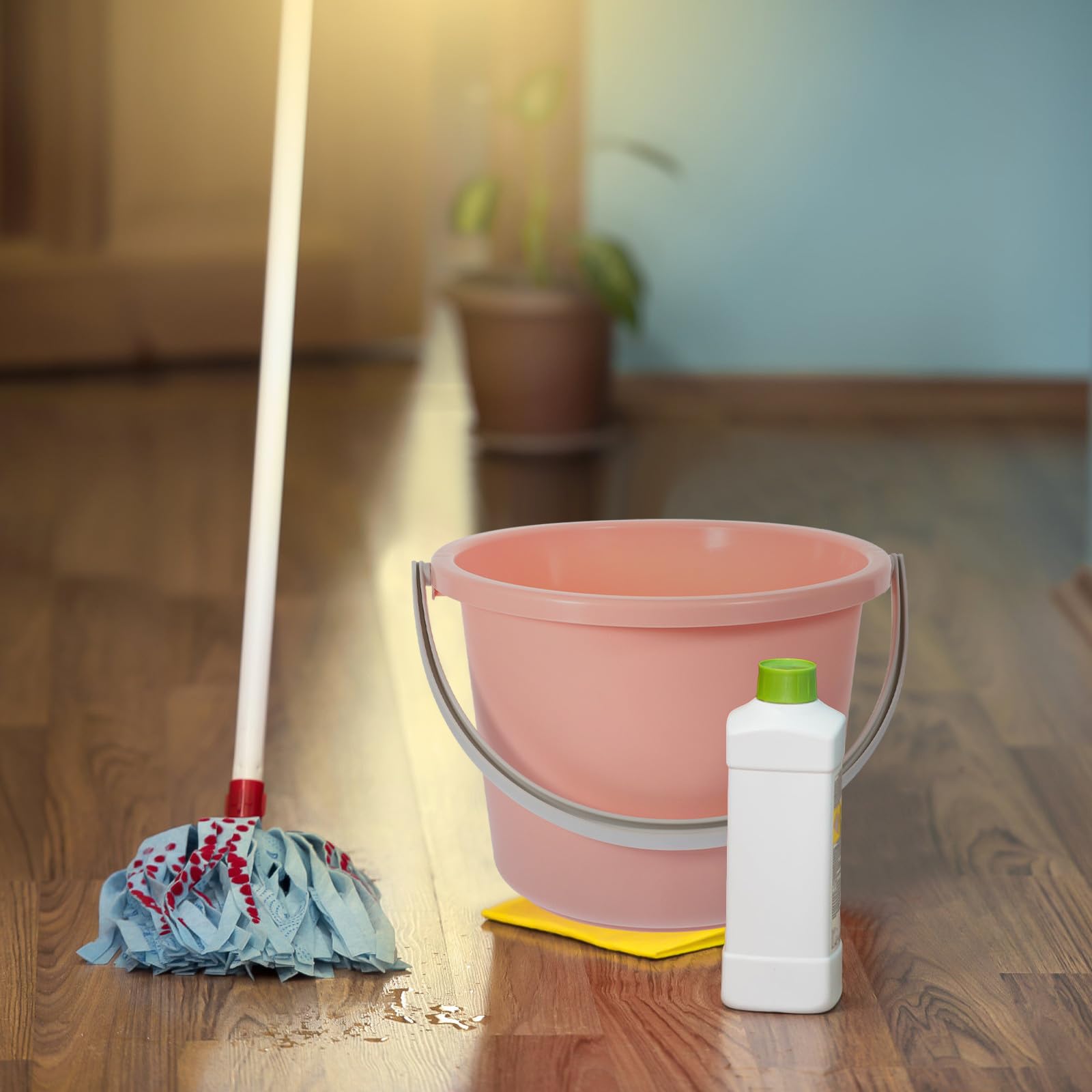 ABOOFAN Secchio Multiuso in Plastico Portatile per Casa e Hotel Facile da Pulire 130