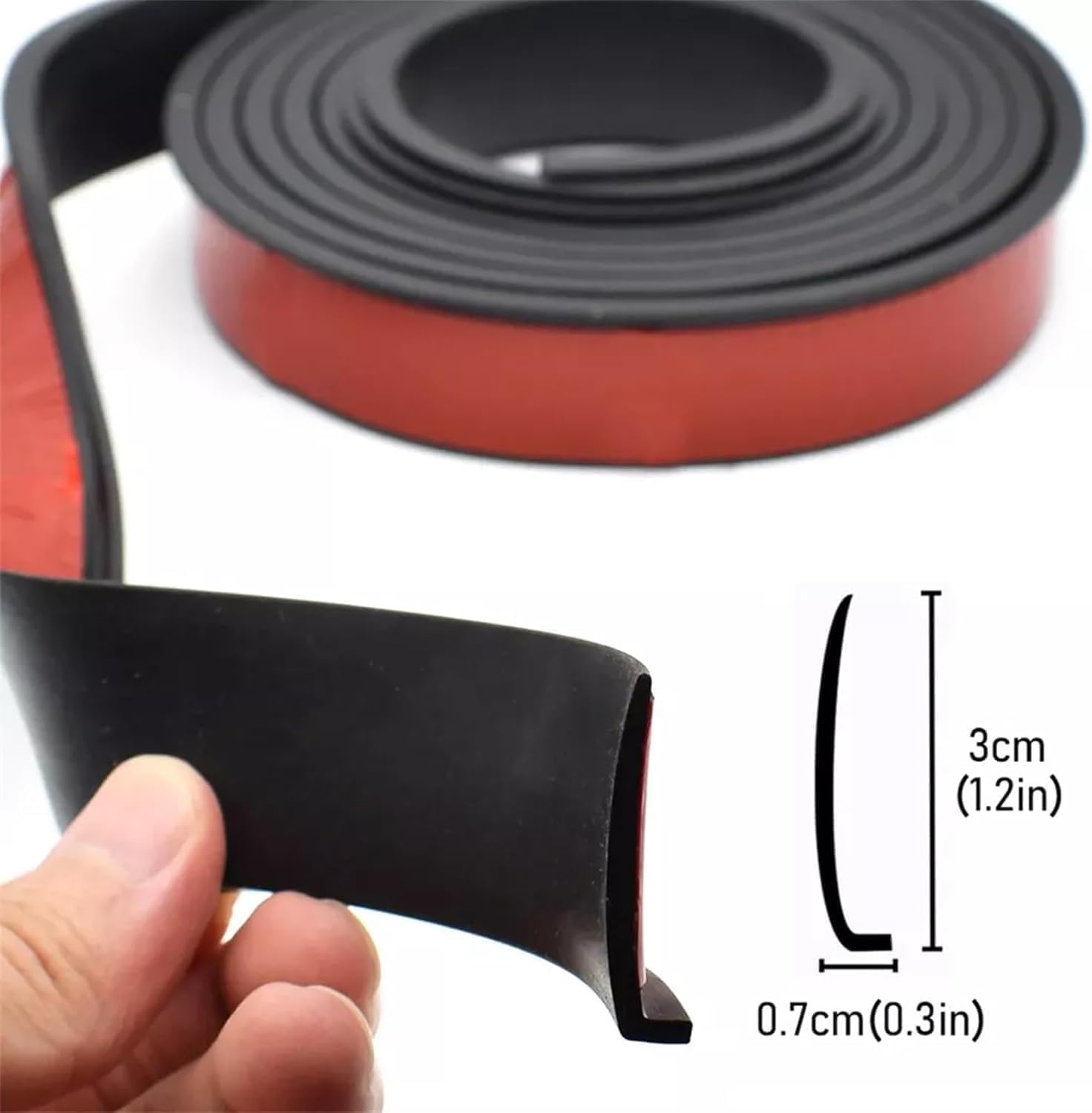 4 Pezzi Protezione Passaruota per Fiat 500L Trekking/Cross 2013-2018, Parafanghi Auto Striscia di Protezione Bordo Gomma Flessibile Durevole Esterno Accessori