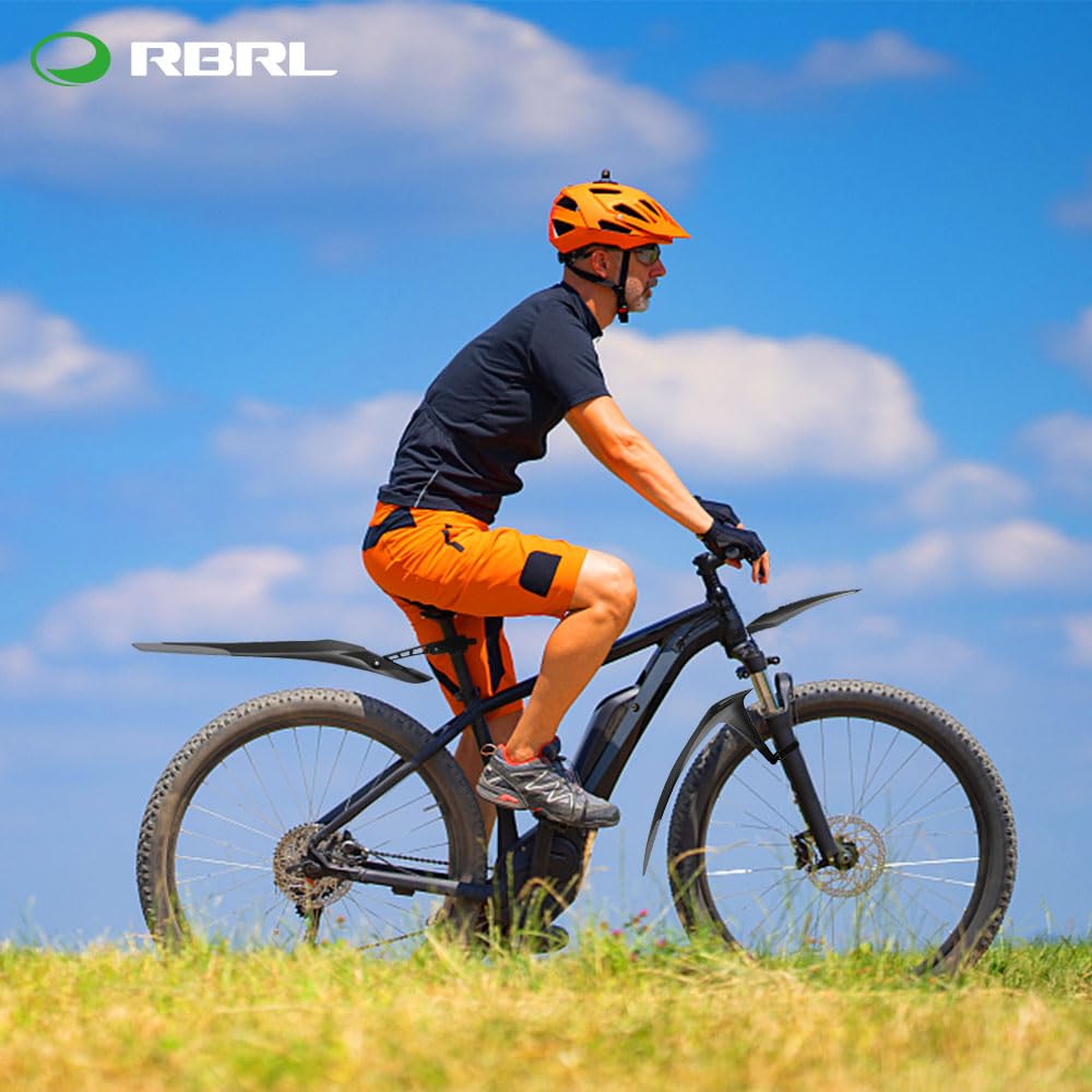RBRL Garde-boue universel pour VTT 24-29"" Mudguard - Démontage rapide - Garde-boue réglable en angle, RD-1000