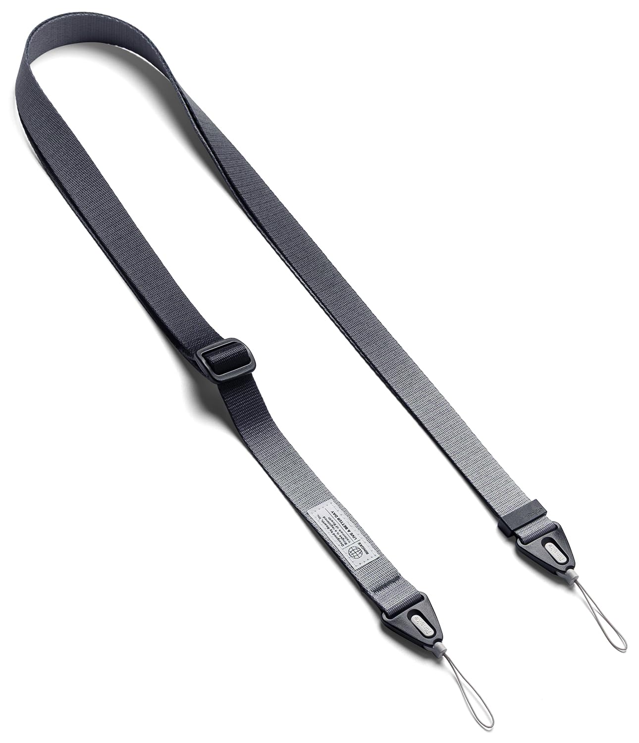 Ringke Unisex Graphite Shoulder Strap [Double-Sided] Adjustable Crossbody Phone Strap, Anti-Theft Neck Lanyard For Iphone/Galaxy/Pixel Cases, Cameras, Etc.