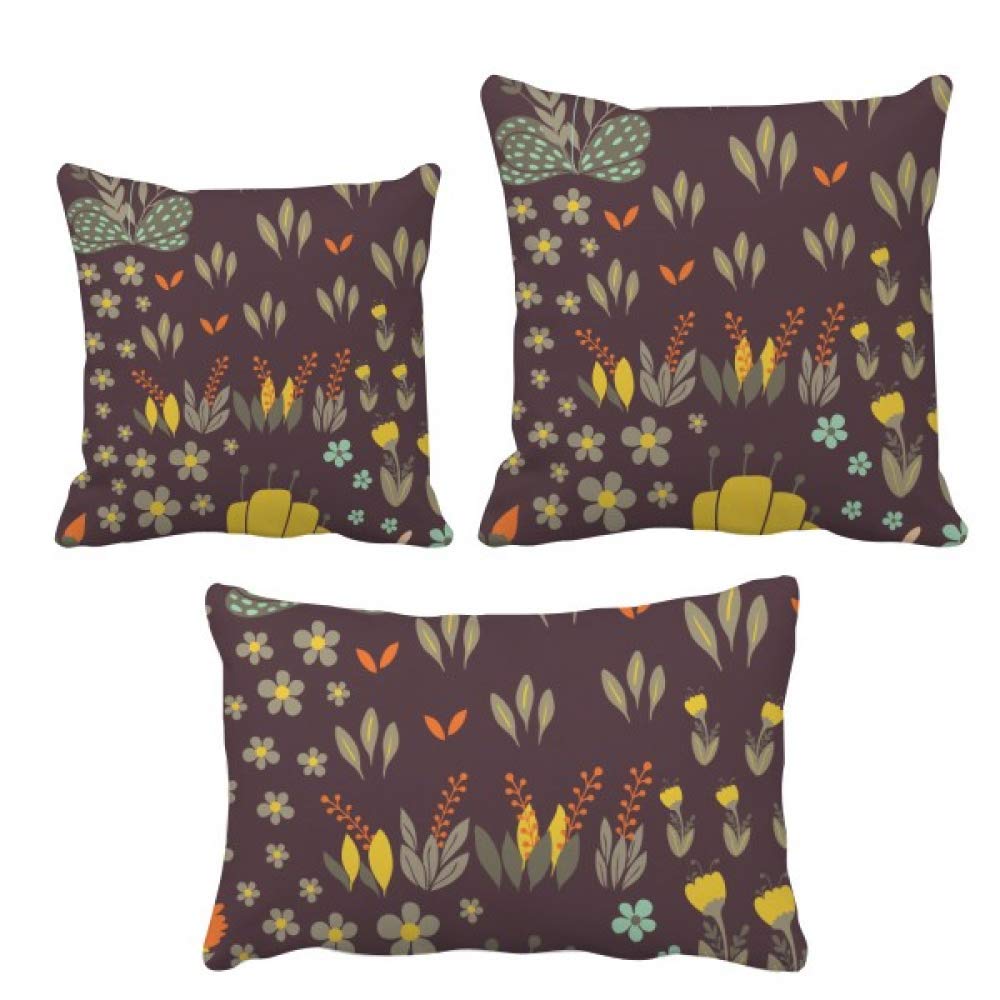 Coussin haricot mungo imprimé fleurs pour décorer le sofa du salon