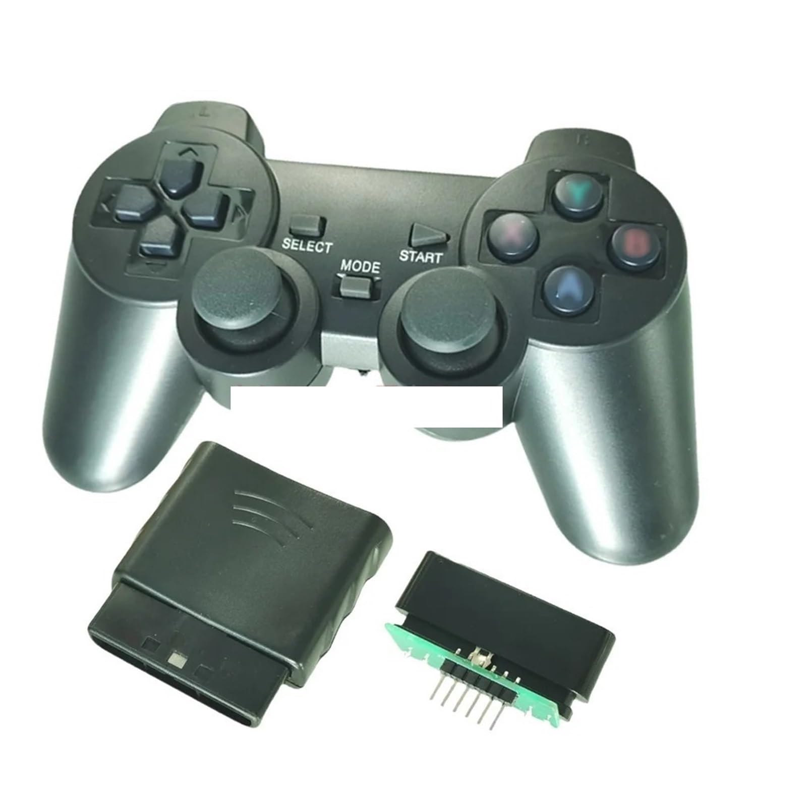 Bezprzewodowy pad do gier dla Arduino PS2 kontroler uchwytu dla konsoli Playstation 2 Joystick podwójna wibracja Shock Joypad Raspberry Pi(RED)