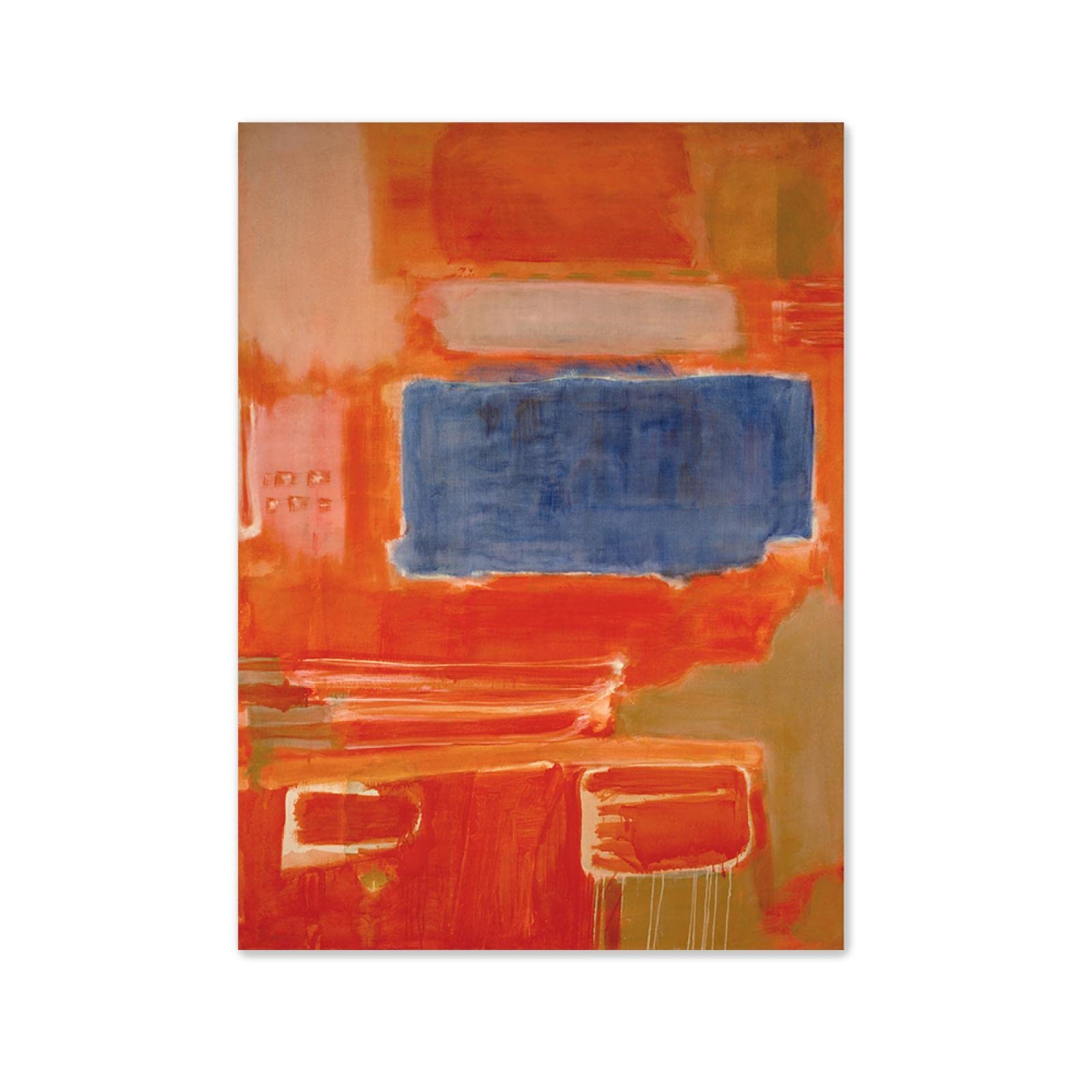 Famous Wall Art-Mark Rothko'Untitled,1948’ Poster-Color Abstract Graffiti Canvas Wall Art-Famous Painting Print on Canvas-Picture for Living Room Decor 60x85cm(24x33in) Frameless