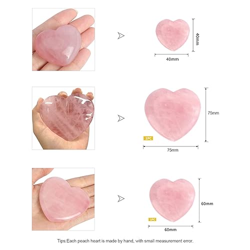 Miniatura 3 de ideayard Cristal curativo de piedra de corazón 2362in
