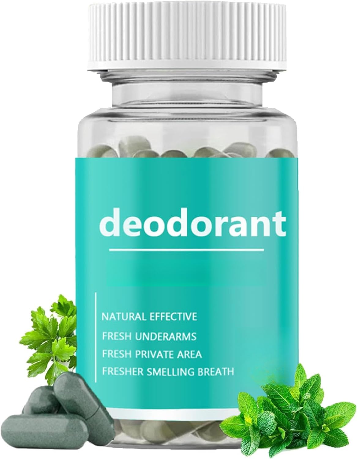 Desodorante corporal para hombres y mujeres: favorece la desintoxicación | Desodoriza todo el cuerpo y promueve la salud intestinal y de la piel - Clorofila