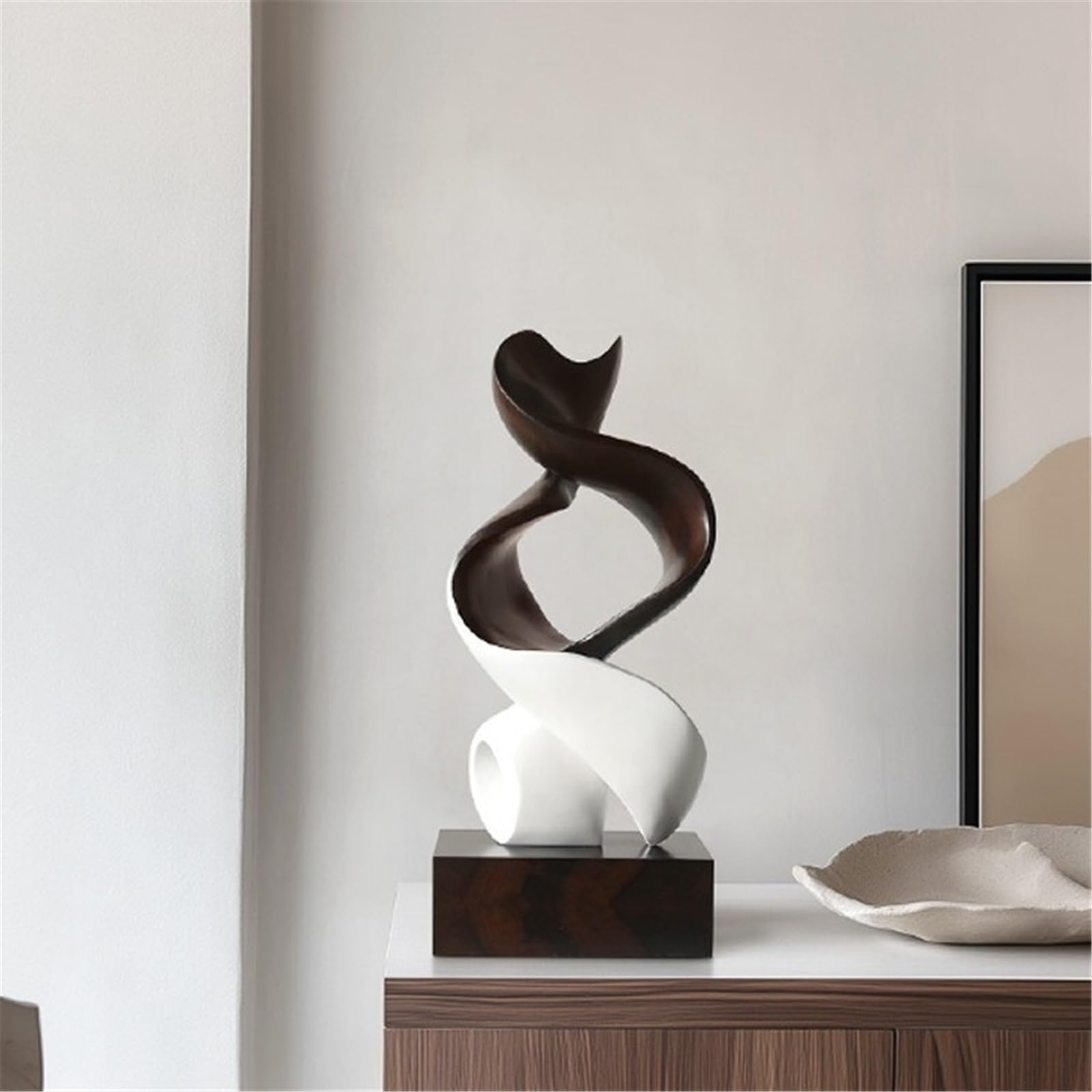 Único Abstract Sculpture Handmade Wooden Ornaments Interior Decorations Decorative Art Pieces Esculturas