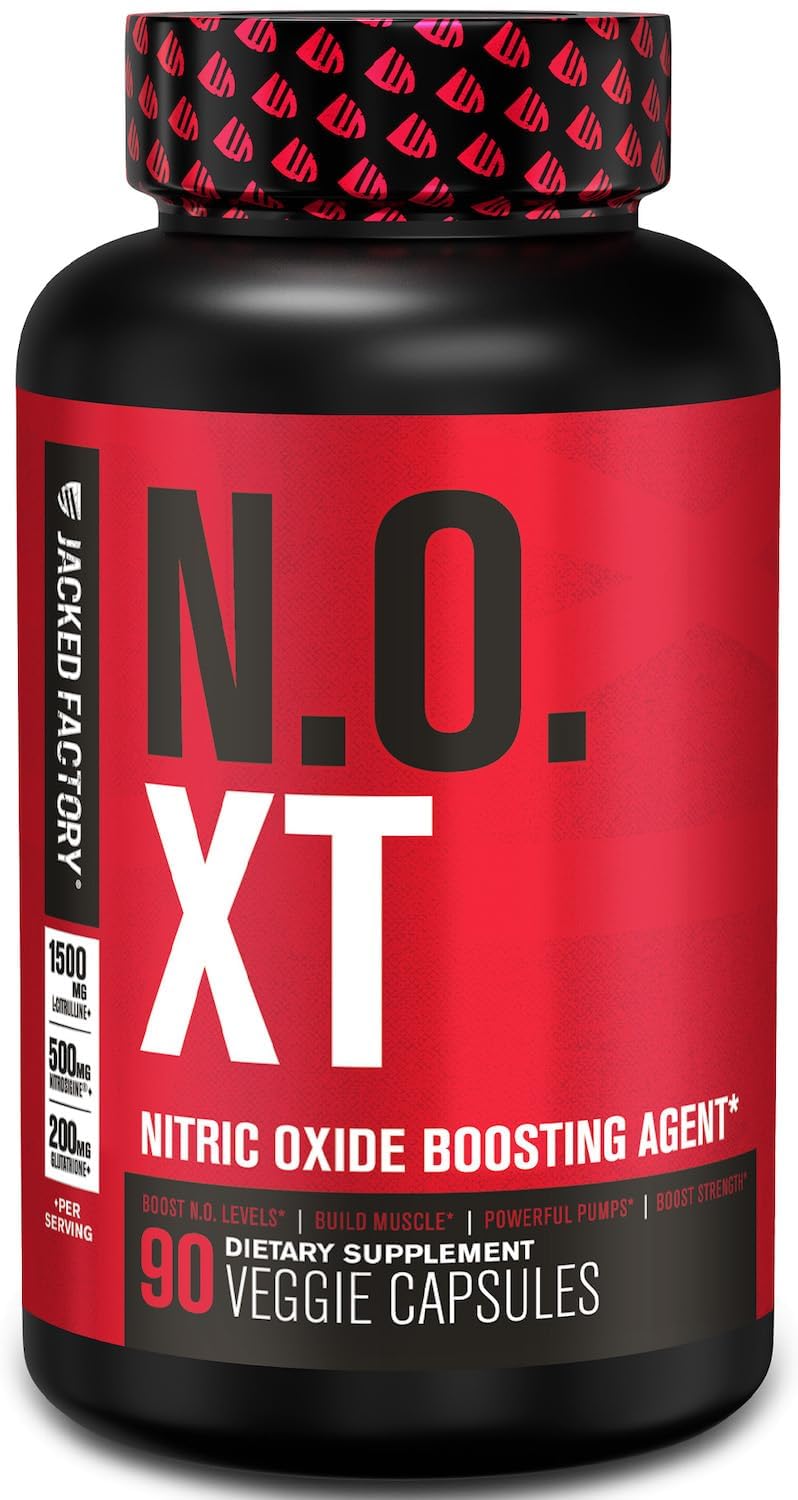 Buy Jacked FactoryMuscle Builder N. O. XT Nitric Oxide Supplement (90