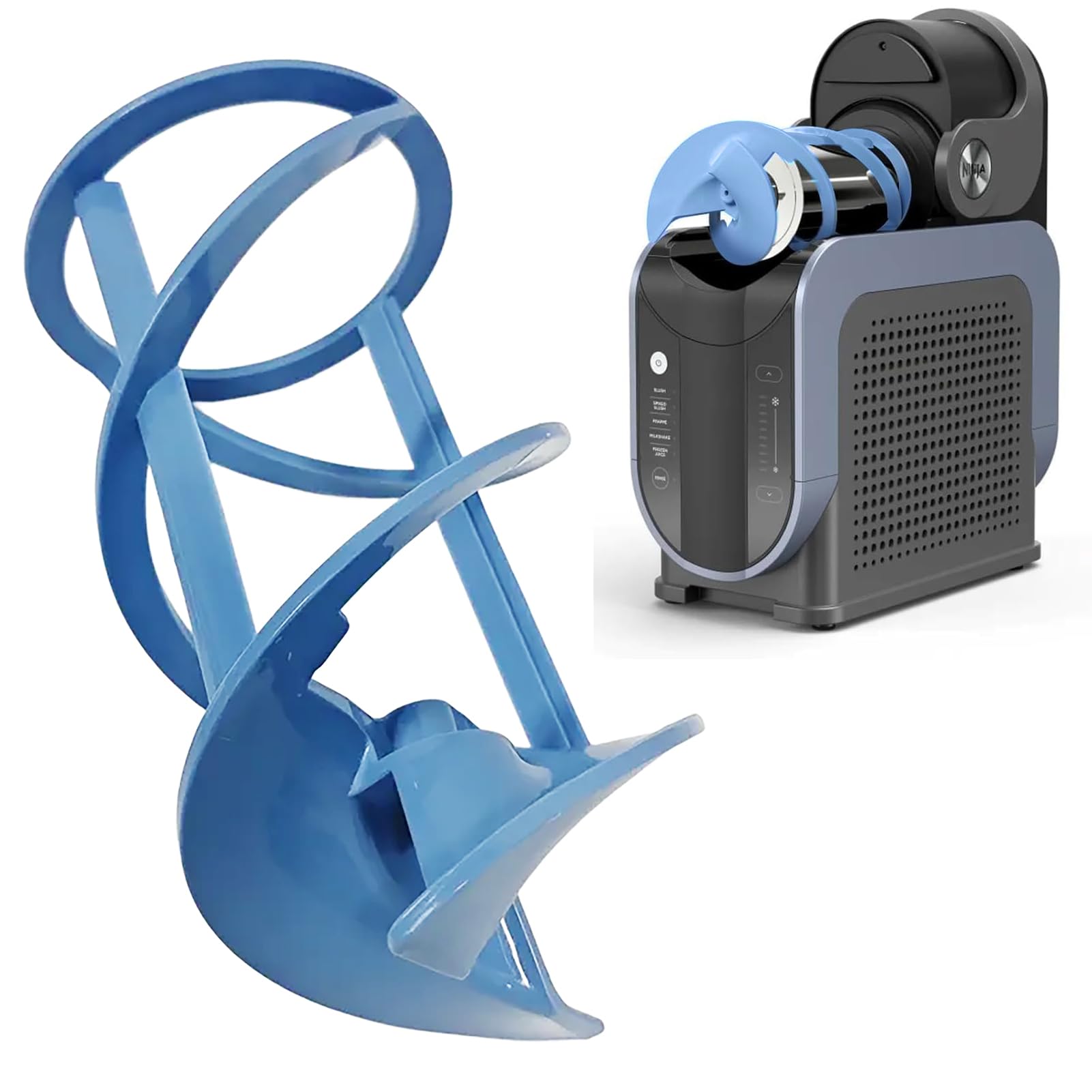 Ersatz-Mischbohrer für Ninja Slushie FS300 und FS301 - aus PETG Material - 100% solide Füllung - Zubehör für Ninja Slushie