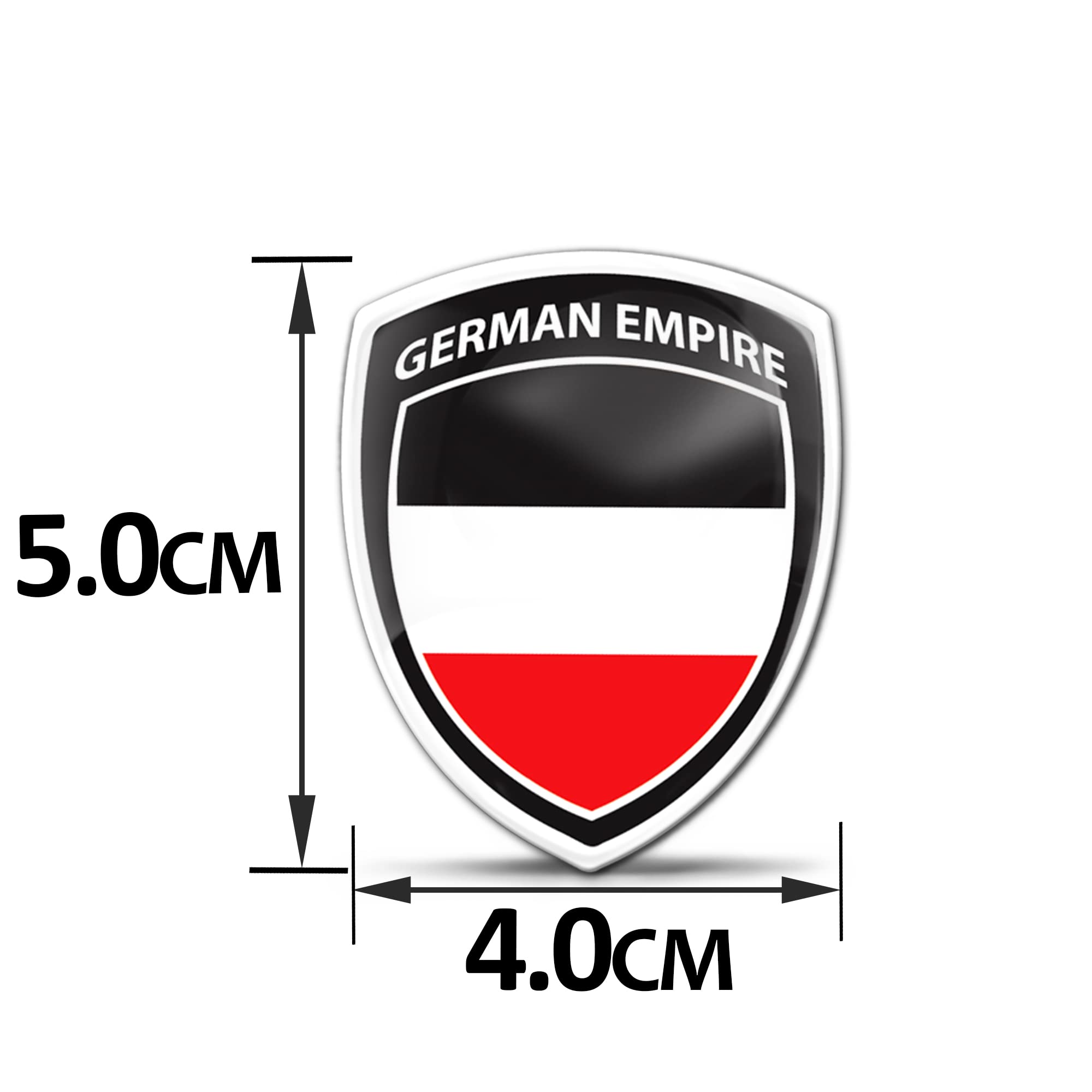 3D Gel Silikon Aufkleber Deutschland Deutsche Fahne Flagge