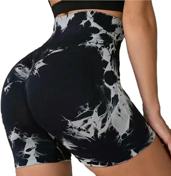 Yoga Shorts for Women,High Waisted Seamless Cycling Running Gym Pilates Workout Athletic Shorts