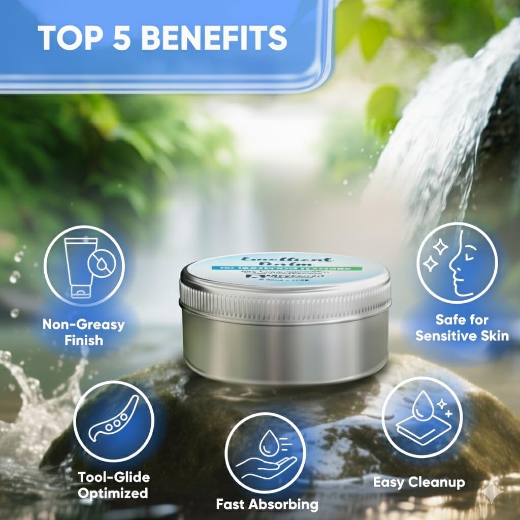 Myofascial Releaser Emollient Balm for IASTM & Gua Sha – Non-Greasy Massage Balm for Tool Glide and Bodywork – Natural, Hypoallergenic, Unscented Massage Balm Alternative to Oil (100g) - Image 3