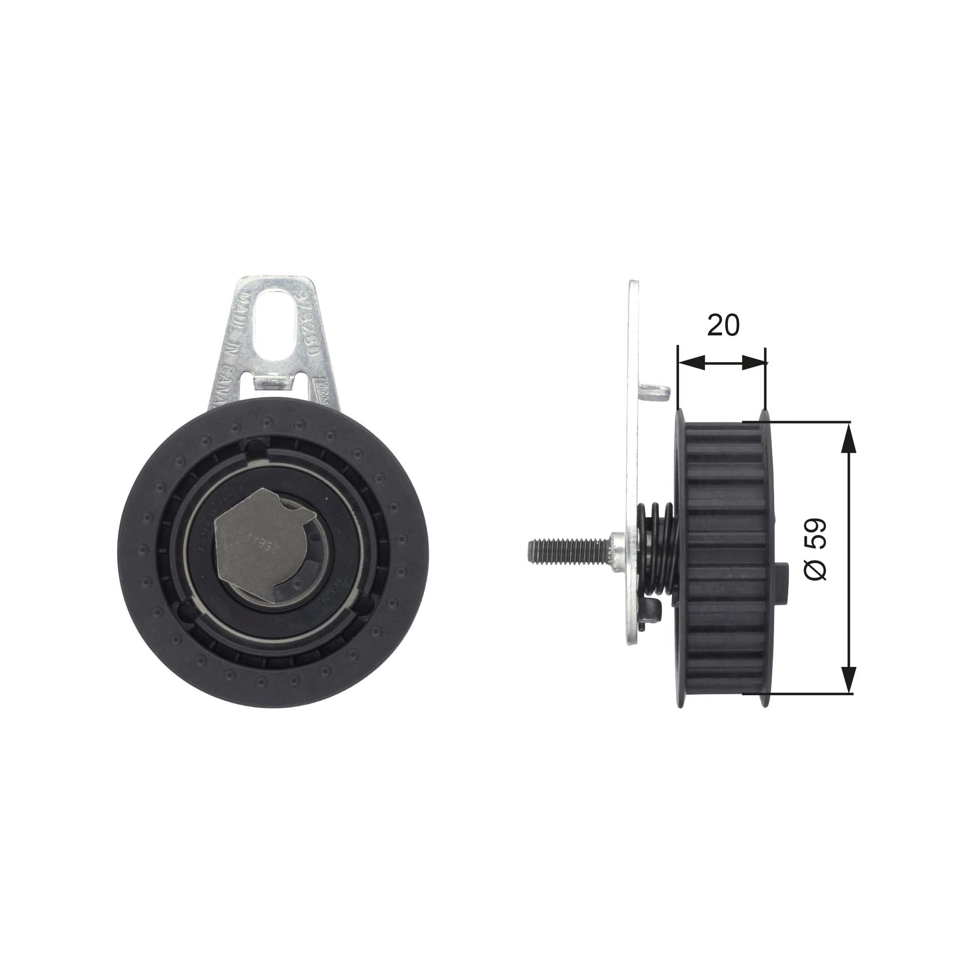 GATES KP65429XS Bomba de agua + kit de correa de distribución Número de dientes: 168 24 mm con bomba de agua Compatible con ALFA ROMEO 147 937 156 932 SPIDER 916S 156 Sportwagon 932 166 936