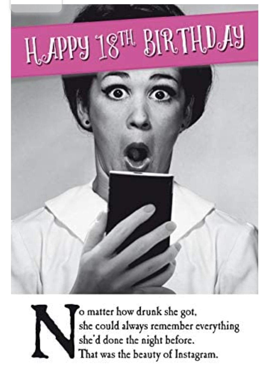 Remember, 18th Birthday, Greetings Card, 159x235mm