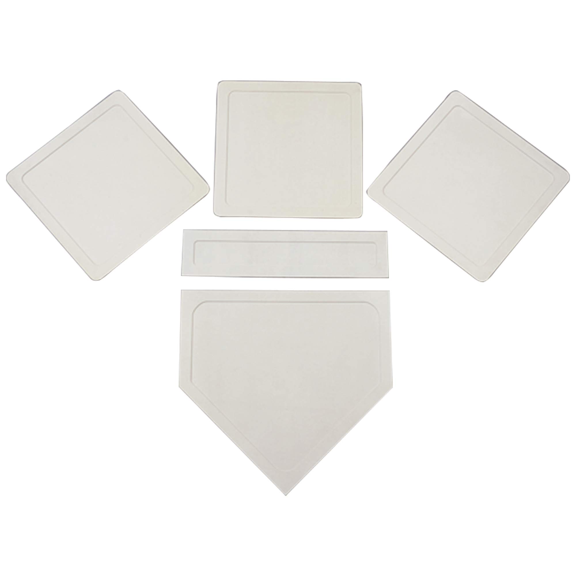 Schutt Throw Down Baseball Bases for Baseball and Softball, Great for Practice, Backyard Play and Kickball