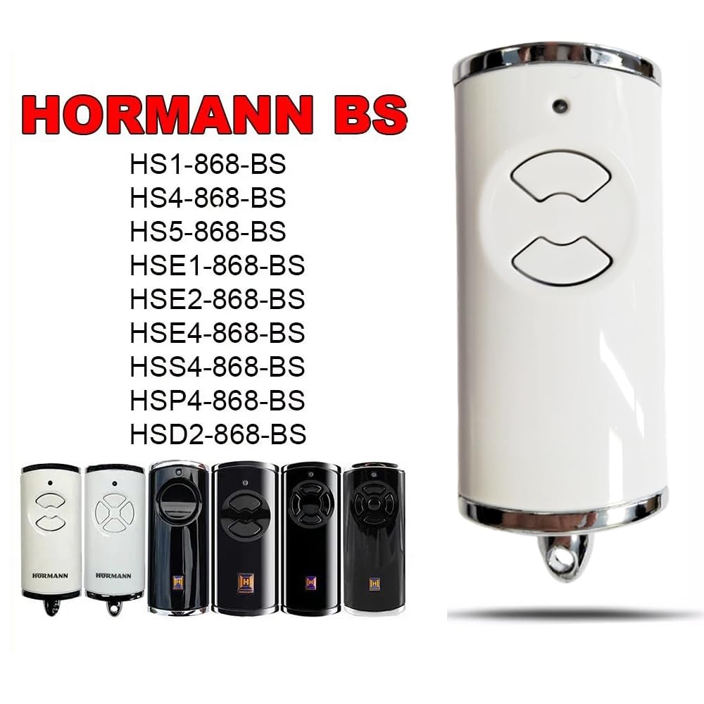 Transmetteur portatif pour porte de garage 868MHz Hörmann HSE2 HSE4 HS1