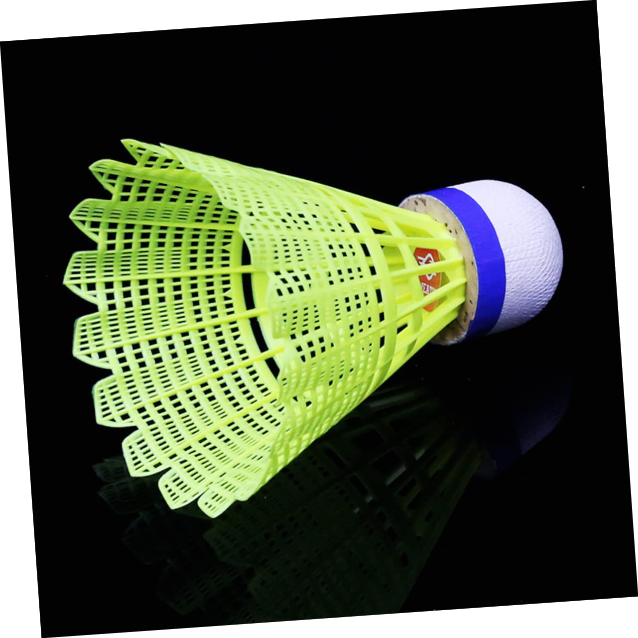 Abaodam Elasticity Durability 6 Plastic Shuttlecocks Badminton Training Balls for Boys and Girls Amateurs Families