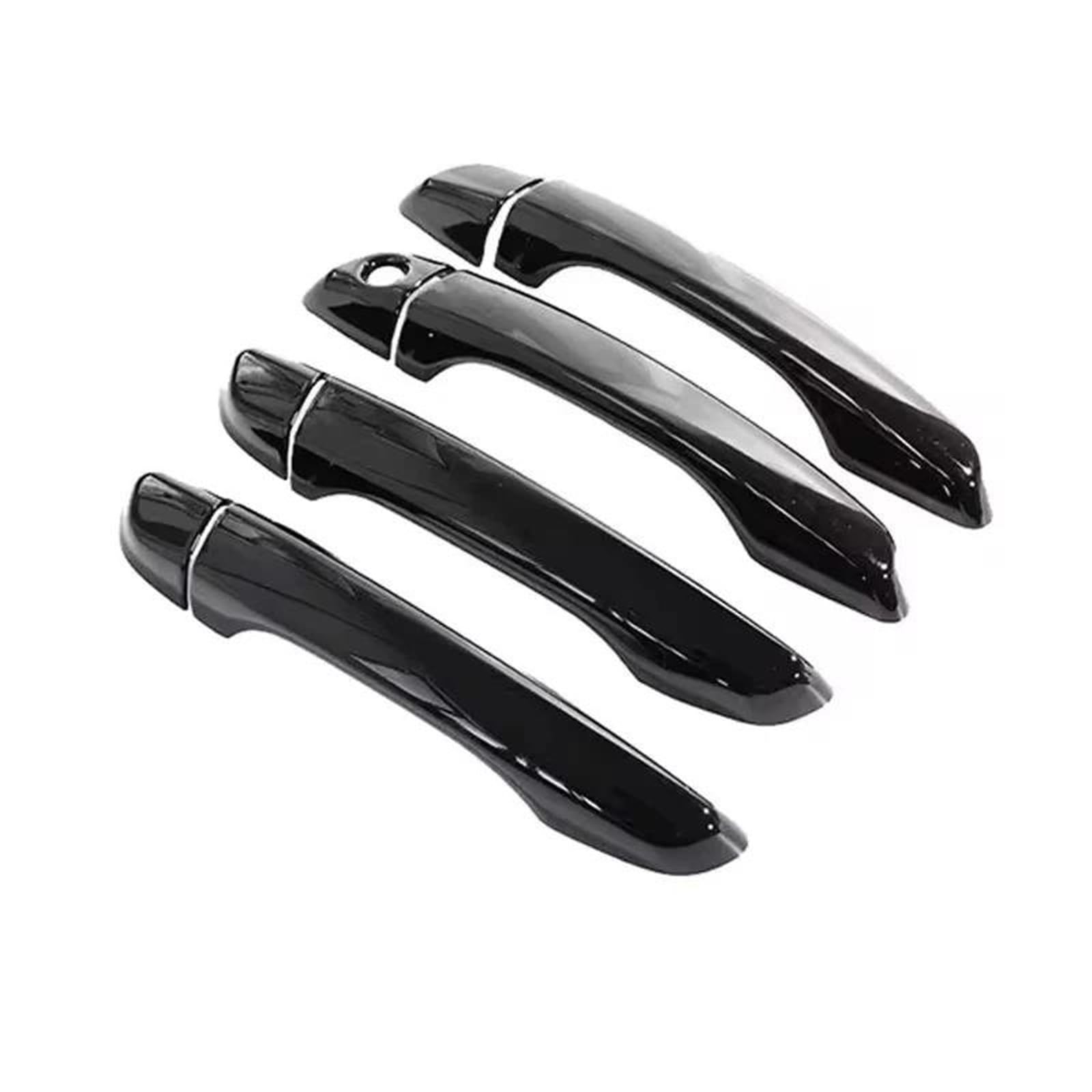 NOHEEU Car Exterior Door Handle Trim Cover Parts Accessories for Peugeot 2008 P24 MK2 2020-2023(Style 4)