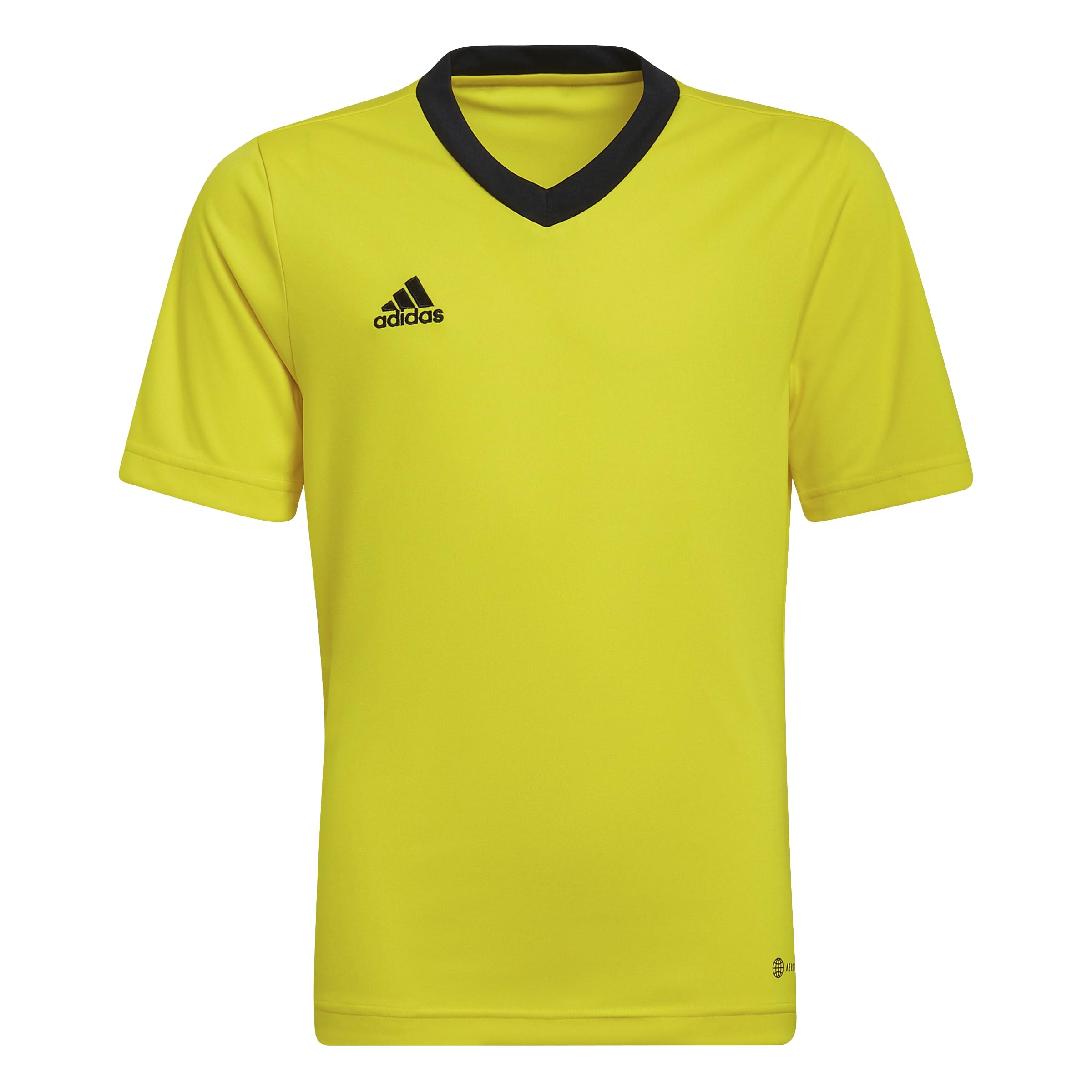 adidas Unisex Kids Entrada 22 Jersey, Team Yellow / Black, 11-12 Years