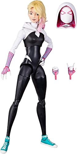 Miniatura 1 de Marvel Legends Series Spider-Man: Across The Spider-Verse Spider-Gwen - Figura de acción de 6 pulgadas, 4 accesorios