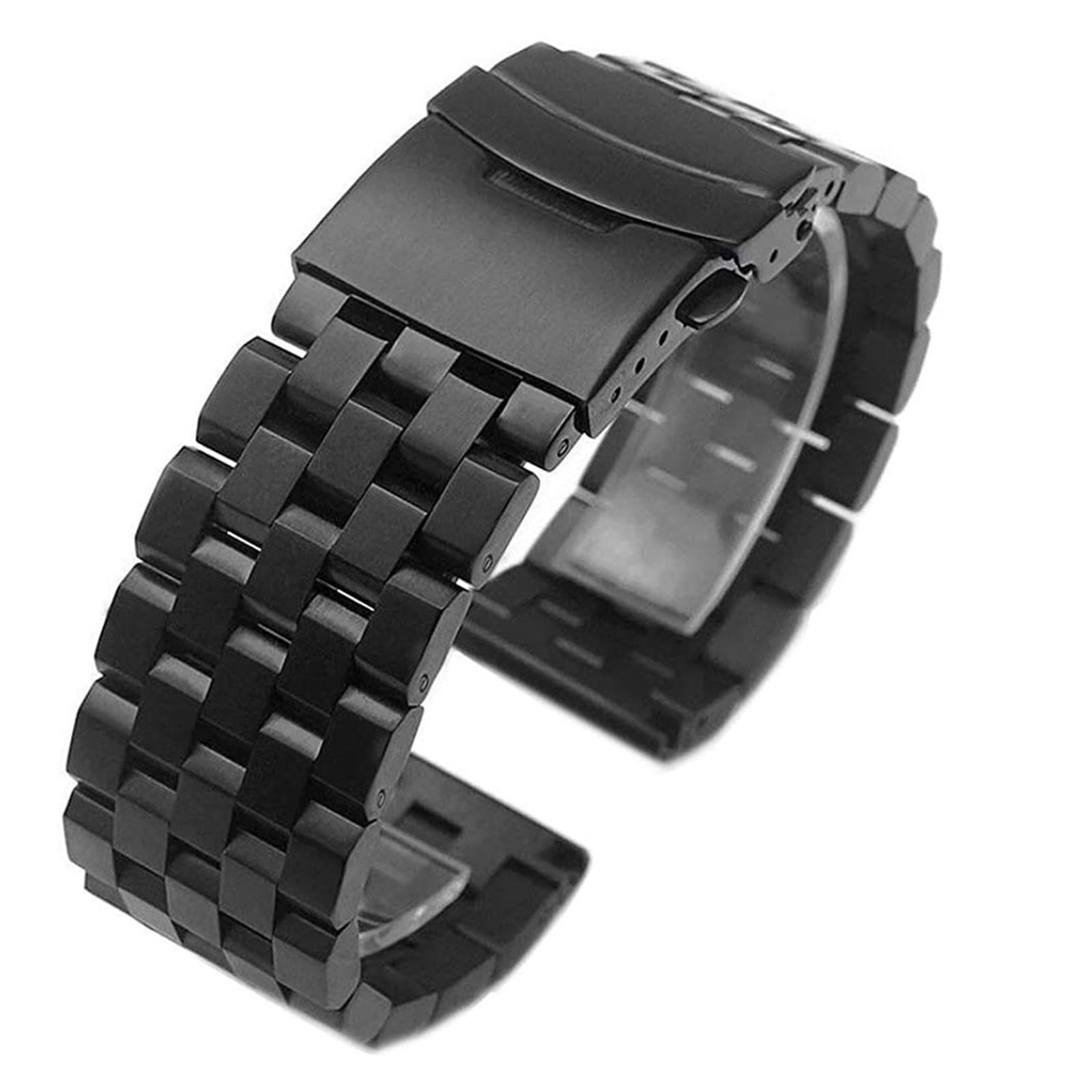 18 mm 20 mm 22 mm 24 mm 26 mm Full Solide en Acier Inoxydable en Acier Inoxydable Bande de Montre à Interface Plate Bracelet avec Outils avec Outils