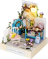 Vista 11 de TuKIIE Kit de casa de muñecas en miniatura DIY con muebles, a escala 1:24, casa de muñecas de madera creativa para habitación mini, a prueba