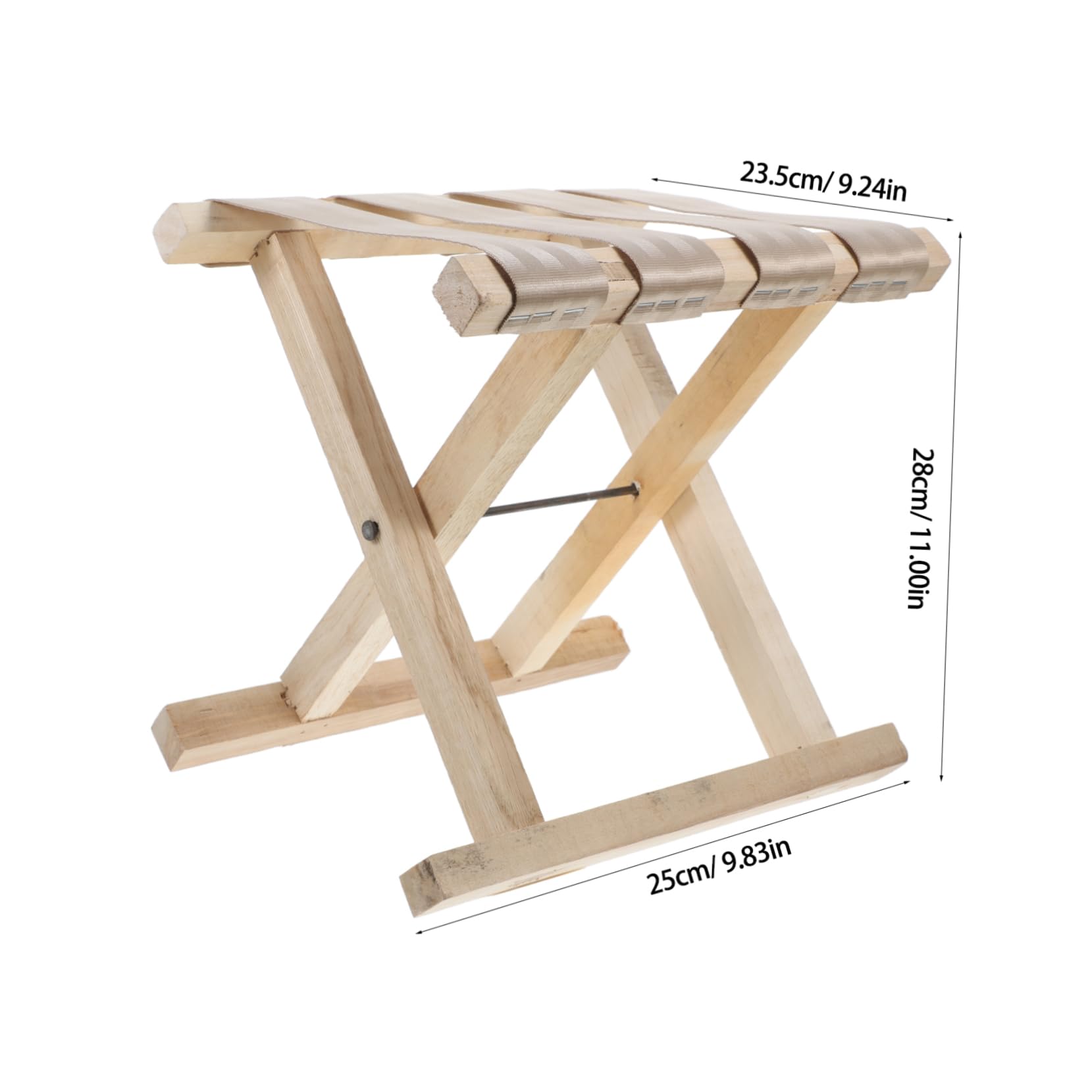 Kisangel Portable Folding Stool for Camping Fishing Outdoor Use Lightweight Compact Design Easy to Carry Sturdy Base Supports Long Use for Travel and Sports Events