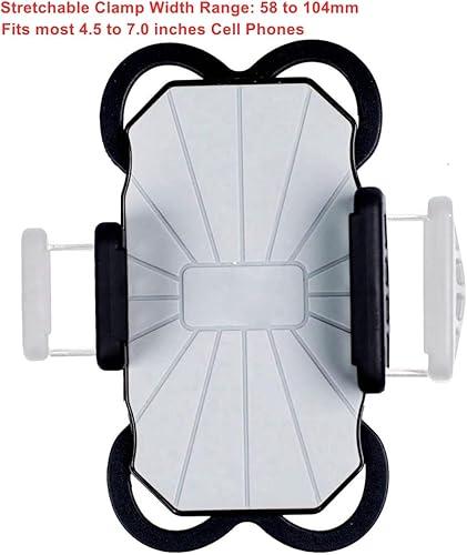 Miniatura 3 de Soporte para teléfono celular para carrito de golf, carrito de bolsa de empuje, cochecito, timón de barco, micrófono/soporte de batería, bicicleta,
