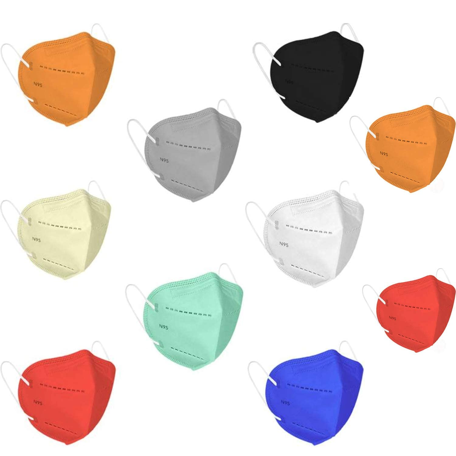 VE-MARUSH (PACK OF 10 N95 Face Mask For Men, Women Multicolor N95 5 Layer Breathable, Washable And Reusable Cotton Cloth Face Mask For Men, Boys, Women, Ladies, Kids, Bikers,Useful For Pollution (B095SXHHRQ) Amazon Price History, Amazon Price Tracker