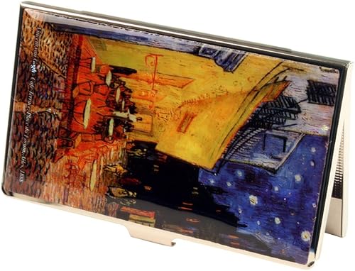 Miniatura 82 de Tarjetero negro de nácar para tarjetas de visita con bolsillo con bloqueo RFID, tarjeta de identificación de crédito, tarjetero de metal de acero