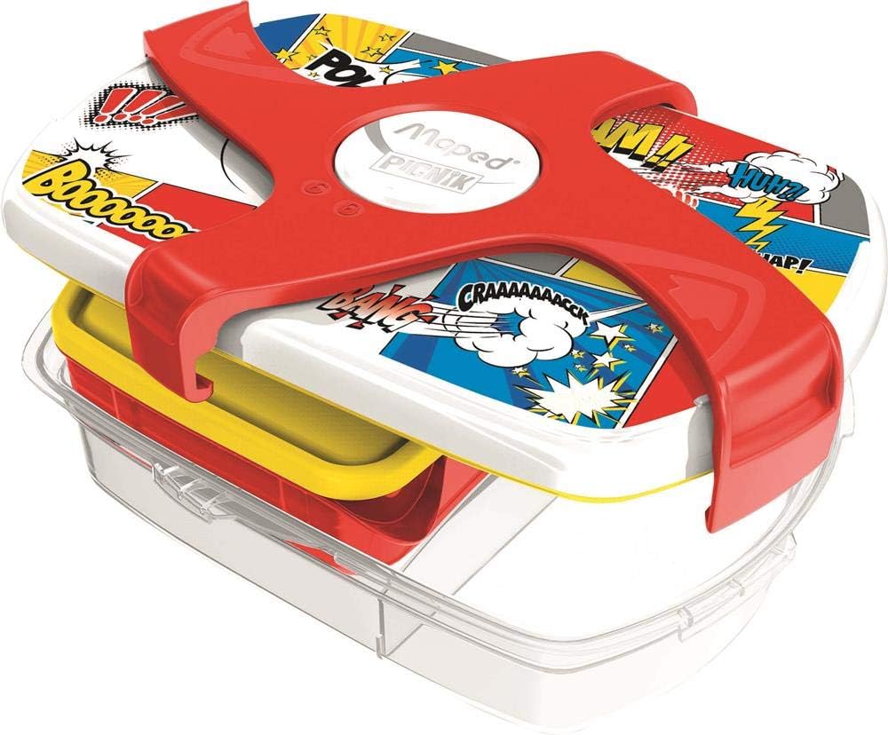 Maped Picnik Concept Leakproof Lunch Box, One Size, Comic (870012)