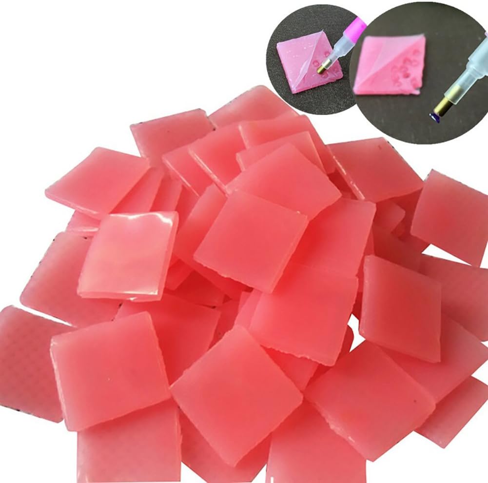 Gemini_mall® 20 Pieces 2 x 2 cm Diamond Painting Glue Clay DIY Cross