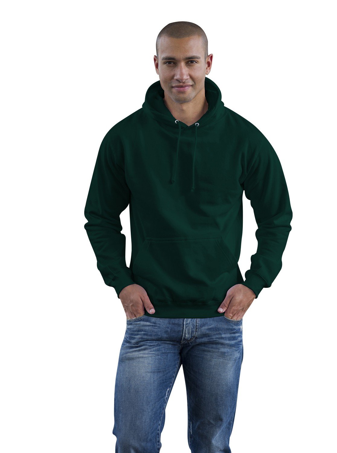Awdis Just Hoods Men's Green - Bottle Green Jh001 College Hoody - Green - Medium