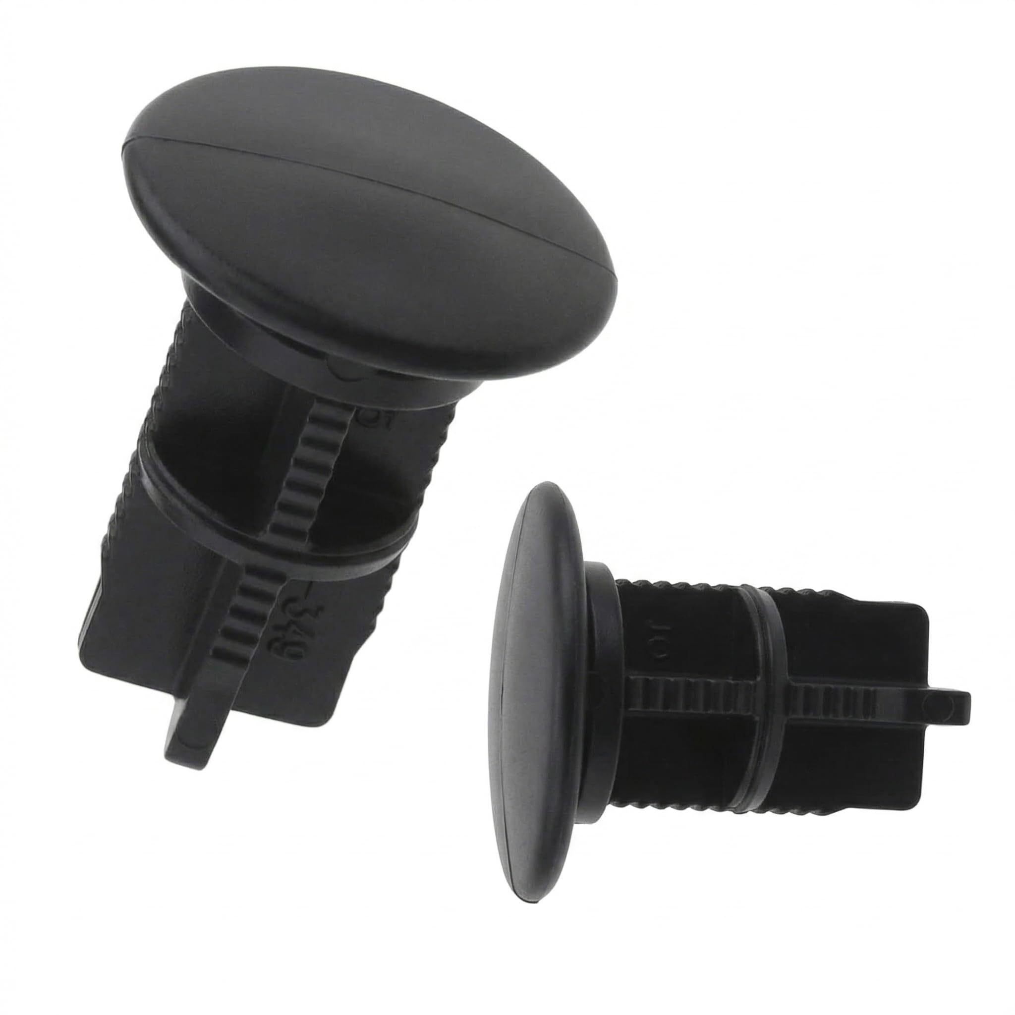 2pcs Wheelie Bin Hinge Pins 43mm x 18mm – Replacement Lid Pins Compatible for Otto ESE 240L Bins, Heavy Duty Plastic Bin Lid Fixing Pins Black
