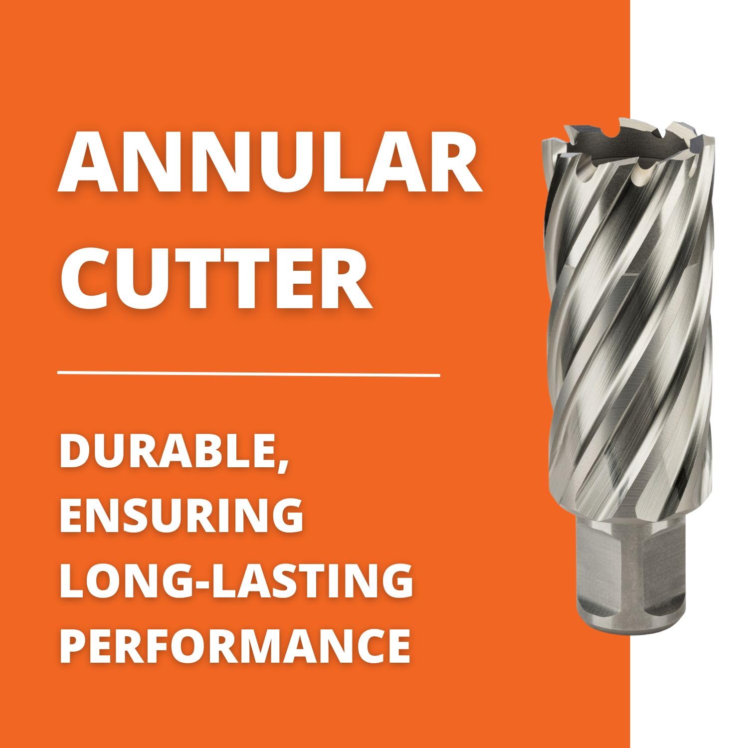 Slugger by Fein HSS Annular Cutter with Enhanced Cutting Geometry for Precision Drilling - High-Durability Steel, 2" Cutting Depth, 18mm Bore Diameter, 3/4" Shank - 63134179002