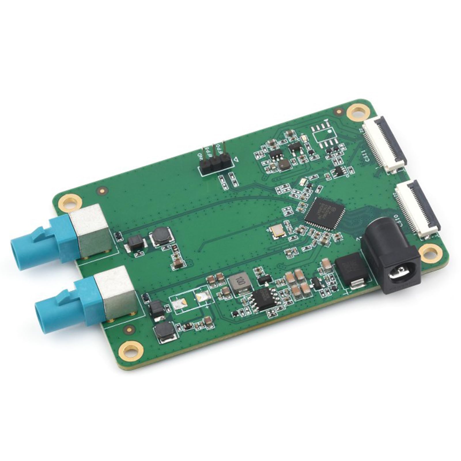 TUOPUONE 2-Ch GMSL Camera Adapter Board Compatible with Jetson Orin Equipped with MAX9296A Deserializer High-Speed and Low-Latency Serial Transmission
